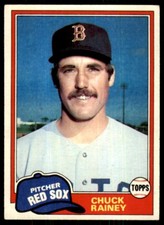 1981 Topps Chuck Rainey Boston Red Sox #199