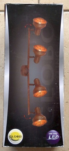 Globo TYCHO 54810-4 plafonnier rampe de 4 x Spots 15W. - Picture 4 of 10