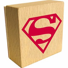 Rubber Stamp Superman S Logo Man of Steel DC Comic Superhero Gift Craft #61035
