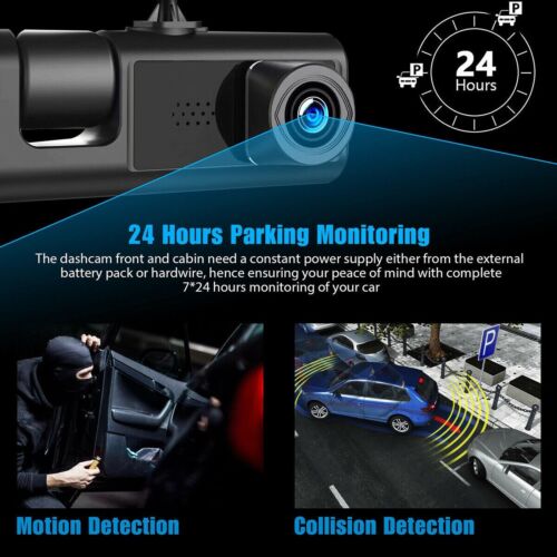 Car Van Dash Cam Camera Recorder Dual Front Rear Video 1080P Night Vision NEW UK - Picture 4 of 11