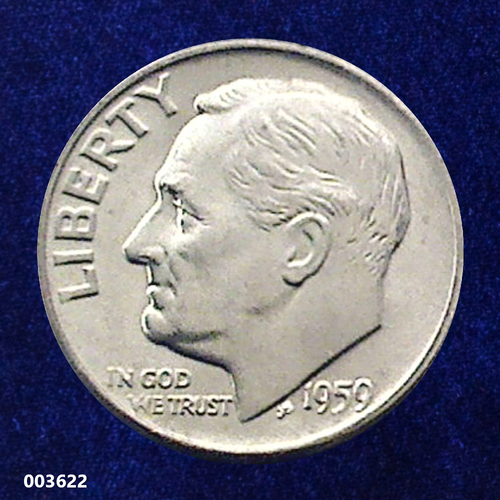 1959-D Roosevelt Dime (Brilliant & Uncirculated)