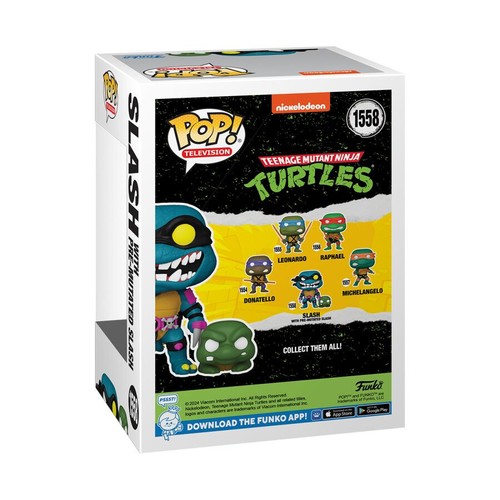Teenage Mutant Ninja Turtles -Slash with Pre-Mutated Slash Pop!Vinyl Figure#1558 - Picture 2 of 3