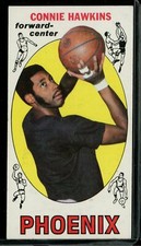 1969-70 Topps Basketball #15 Connie Hawkins Suns ROOKIE Lt. Crease VG LOOK!