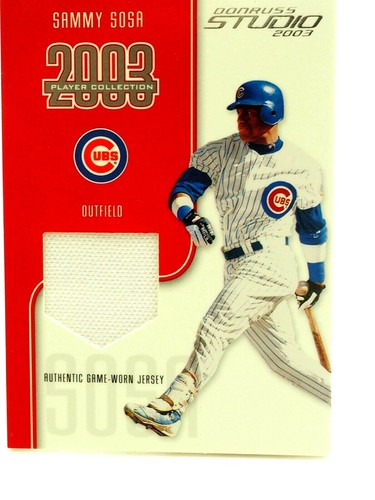 Sammy Sosa 2003 Player Collection donruss Studio 294/3000 - Picture 3 of 5