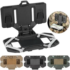 Tactical Plate Carrier Phone Holder Phone Chest Mount for Screen Size 4.7"-6.7"