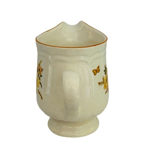 Vintage Sangostone Creamer Pitcher 5” Tall Stoneware 2311 Butterfly Excellent - Picture 2 of 7