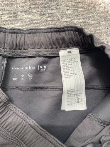 Abercrombie & Fitch Pants soft 17/18 Kids Size Gray NWT - Picture 4 of 8