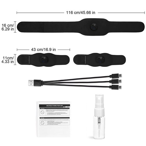 Rechargeable EMS Abdominal Muscle Stimulator Trainer Abs Fitness Excersize Gear - Picture 15 of 18