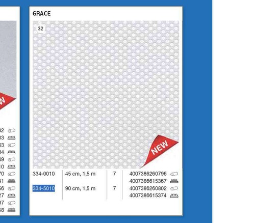 Glasfolie Statische Fensterfolie transparent Sichtschutz 90x150cm Grace 3345010 - Bild 2 von 2