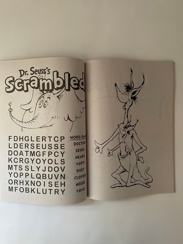 Dr. Seuss Coloring & Activity Book Horton Hears A Who ! - Picture 2 of 4