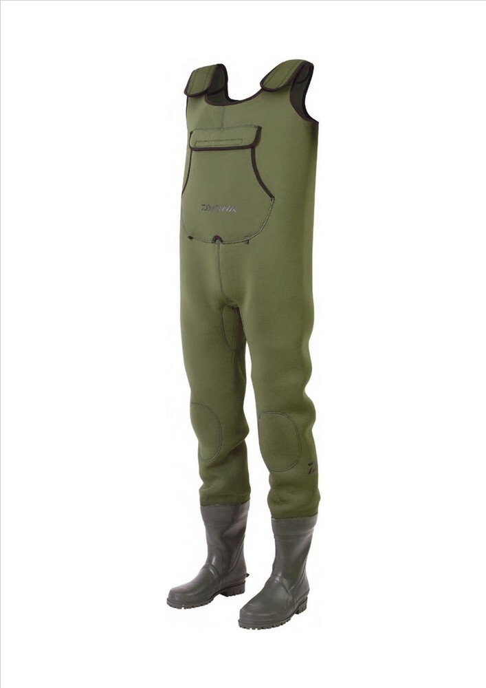 DAIWA NEOPRENE CHEST WADERS ALL SIZES 8, 9, 10, 11, 12 CHOOSE SIZE