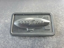 Vintage 1974 Goodyear Blimp Goodyear Tire & Rubber Co. Belt Buckle SMG