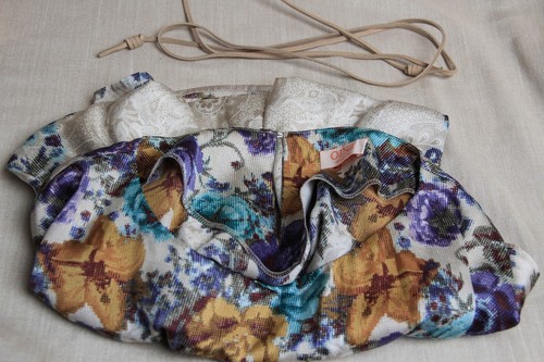 Túnica Top Floral Cuello de Barco Orsa Naranja Mangas Cortas Talla 6-8 M - Imagen 8 de 8