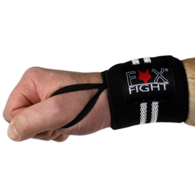 FOX-FIGHT Paar Handgelenk Bandagen Klettverschluss Gelenkbandagen Handgelenkband