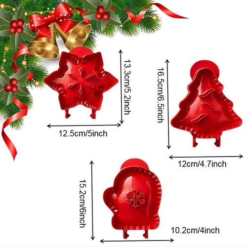 Weihnachten Kuchen Formen Backwerkzeug Handwerk Plätzchenformen Tortenformen DE - Bild 4 von 18