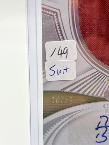 Ryan Blaney Crown Royale Relic Auto /49 EC-RB 2023 Panini Chronicles Racing - Picture 4 of 4