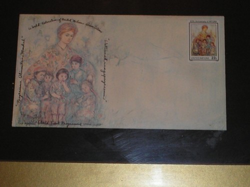 World Celebration of United Nations Celebrations Stamp & Envelope Framed - Picture 2 of 2