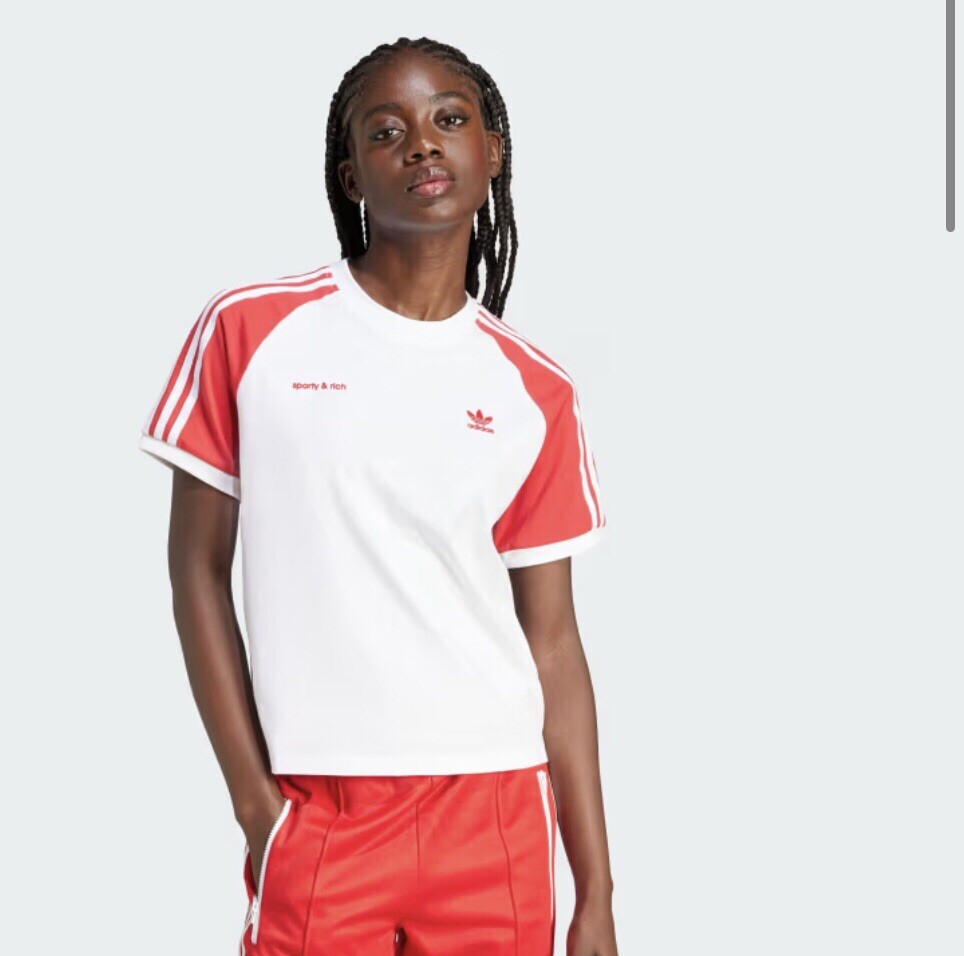Sporty and Rich X Adidas Shirt Medium Women's | eBay