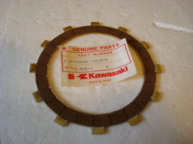 Новый из старых запасов Kawasaki KD125 KE125 KS125 KX125 KH400 фрикционная пластина муфты Qty3 13088-039 - Изображение 4 из 4