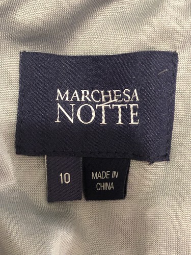 marchesa notte 10 strapless silver lace mini formal wear - Bild 4 von 5