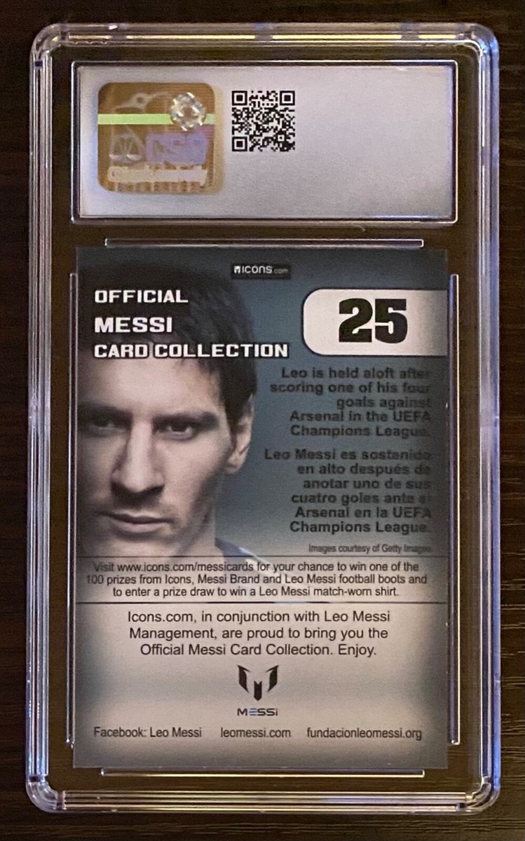 ICONS メッシ 300 LA LIGA GOALS サイン入りアート ICONS メッシ 300