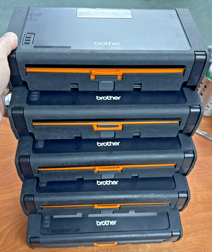 Lot de 5x Étui à roulettes robuste Brother PocketJet PA-RC-001 - Photo 1/5