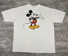 vintage 80s MICKEY MOUSE OSFA T SHIRT DISNEY CHARACTER FASHIONS single stitch