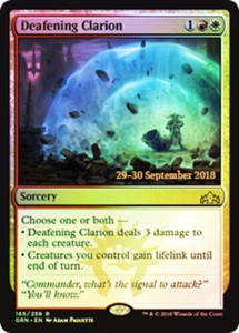 Deafening-Clarion-FOIL-Prerelease-Promo-x1-Magic-the-Gathering-1x-rare-card