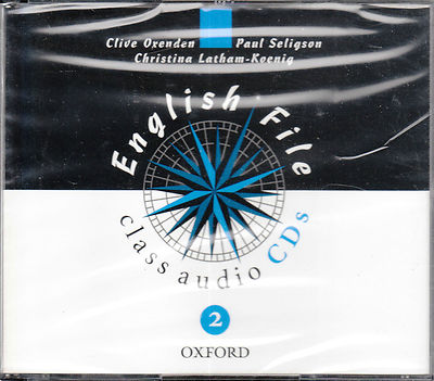 Oxford ENGLISH FILE 2 (2000 Edition, Out of Print) Class Audio CD's @NEW Sealed@