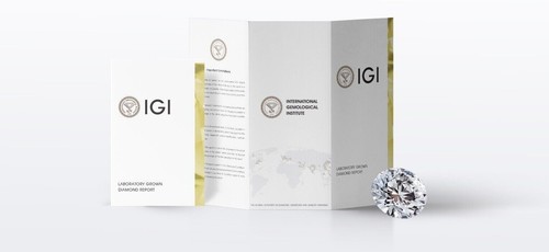Round Solitaire 18K Yellow Gold Studs Earring, 2ct, Lab-grown IGI Certified - Picture 11 of 13