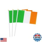 New Listing20 Pack Small Ireland Flags on Stick Mini Handheld Irish Flag for Parades, In