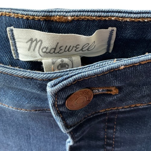 Madewell 32 Womens Jeans Curvy High Rise Skinny Stretch Denim Cotton Lyocell - Picture 3 of 11