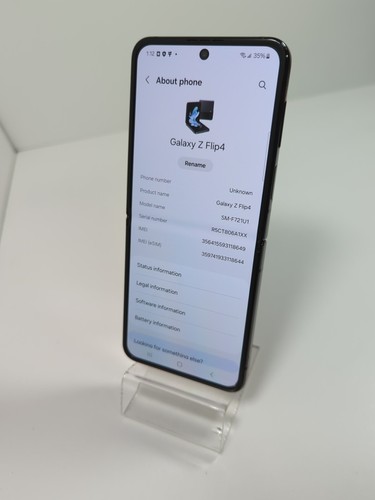 Samsung Galaxy Z Flip4 - 256 GB (sbloccato) si spegne quando è pieghevole 18649 SL - Foto 3 di 9