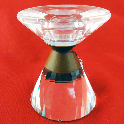 SWAROVSKI COLONNA Small Candlestick Crystal 3" tall NEW IN BOX Austria #631-354 - Picture 1 of 2