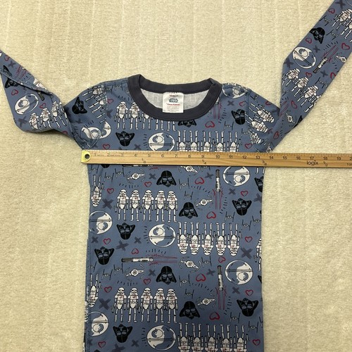 Star Wars By Hanna Andersson Boys Size 10 Long Sleeve Multicolor Sleep Shirt - Picture 5 of 8