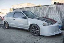 For 92-95 Honda Civic Hatchback Smoke Tinted Side Window Visor Rain Deflectors