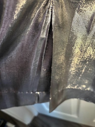 Vintage Gina Bacconi 1950s inspired Silver Wiggle Dress - UK 8/10 - Bild 5 von 14