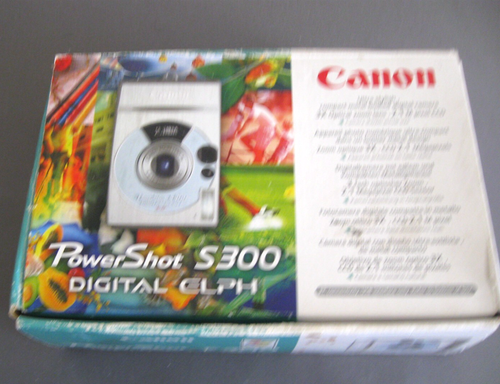 Canon PowerShot S300 2.0MP Digital Camera Kit w/3x Optical Zoom NEW Open Box - Picture 2 of 8