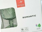 Bormioli Rocco ROMANTIC CANDY Eco-Friendly 10.75 OZ Glass Set/4 Stemware, Green