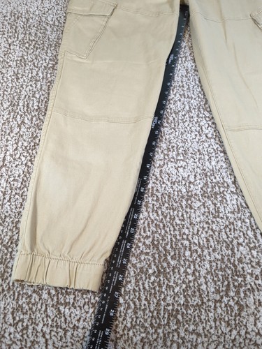 WXYZ Cargo Joggers Pants Mens XL Khaki Tan Drawstring Elastic Waist "Jack" - Picture 5 of 9