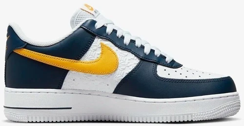 Nike Air Force 1 '07 Embossed Hoops - Dark Obsidian