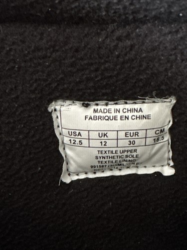 Ralph Lauren Polo bambino nero neve sci pioggia scarponi taglia UK 12 - Foto 6 di 10