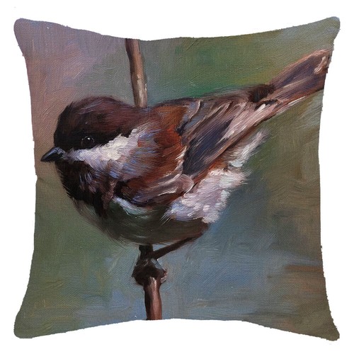 Bird Pillow Covers 18x18 Oil Painting Wildlife Birds Tree Branches Cushion Cover - Picture 6 of 35