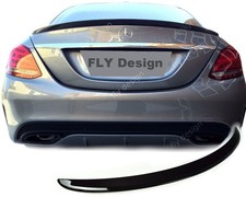 Heckfl&uuml;gel passend f&uuml;r Mercedes W205, ObsidianSCHWARZ 197, lackiert