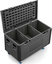 Heavy Duty Rolling Cable Trunk Road Case 44" Stackable ATA Utility Flight Case