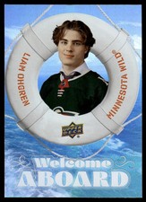2024-25 Upper Deck Welcome Aboard Liam Ohgren Minnesota Wild #WA-1