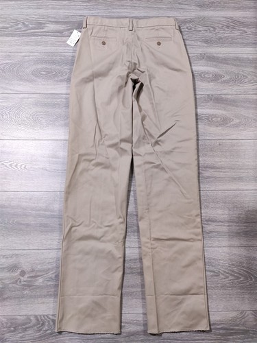 Lands End Pants Boys Size 18 Beige Adjustable School Uniform Bottoms 34" Inseam - Picture 9 of 9