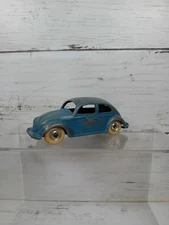Vintage Dinky Toys Volkwagen Beetle Blue . Original car. Ideal for restoration 