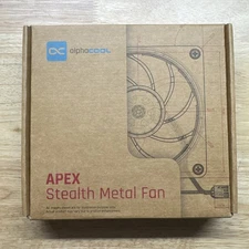 Alphacool Apex Stealth 120mm 3000 RPM Case Fan - Matte Black