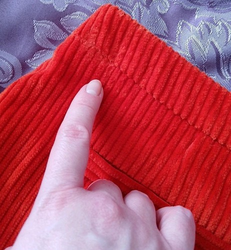 New GANT Ladies Smart Pumpkin Orange Corduroy Mod 60's Style Lined Mini Skirt 16 - Picture 17 of 20